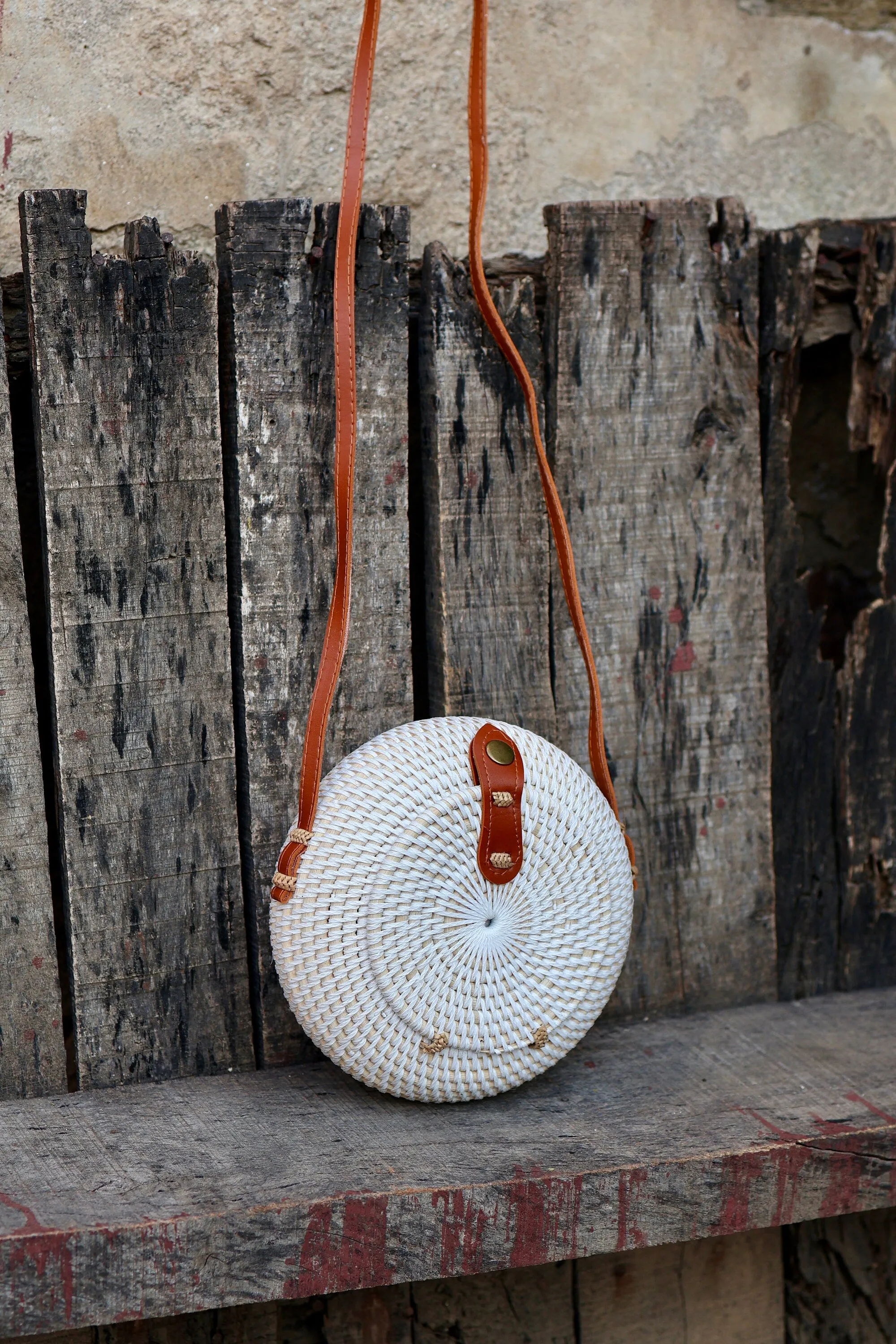 Round Rattan Bags, Bali Bag, Woven Crossbody Purse, Braided Straw Bag, Bali Sling Bags, Bohemian Rattan Bags, Gift for her