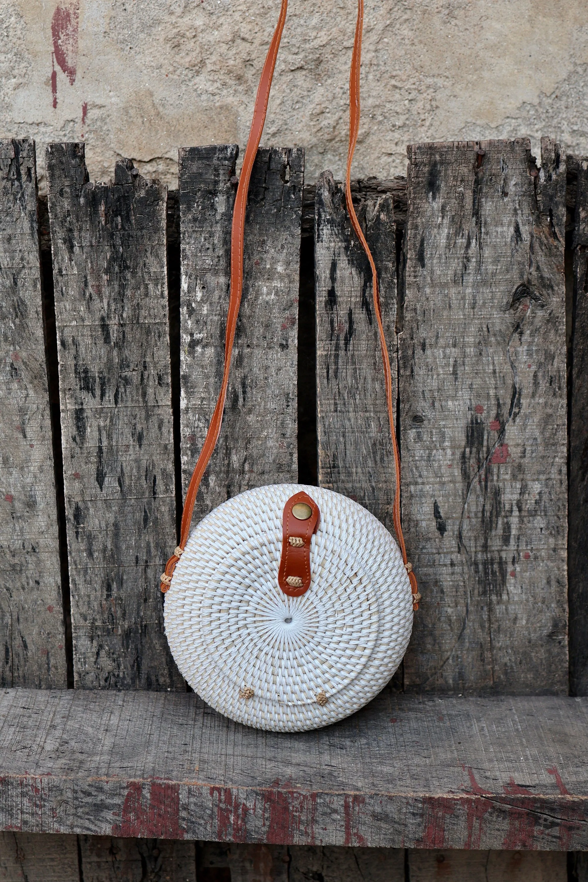 Round Rattan Bags, Bali Bag, Woven Crossbody Purse, Braided Straw Bag, Bali Sling Bags, Bohemian Rattan Bags, Gift for her