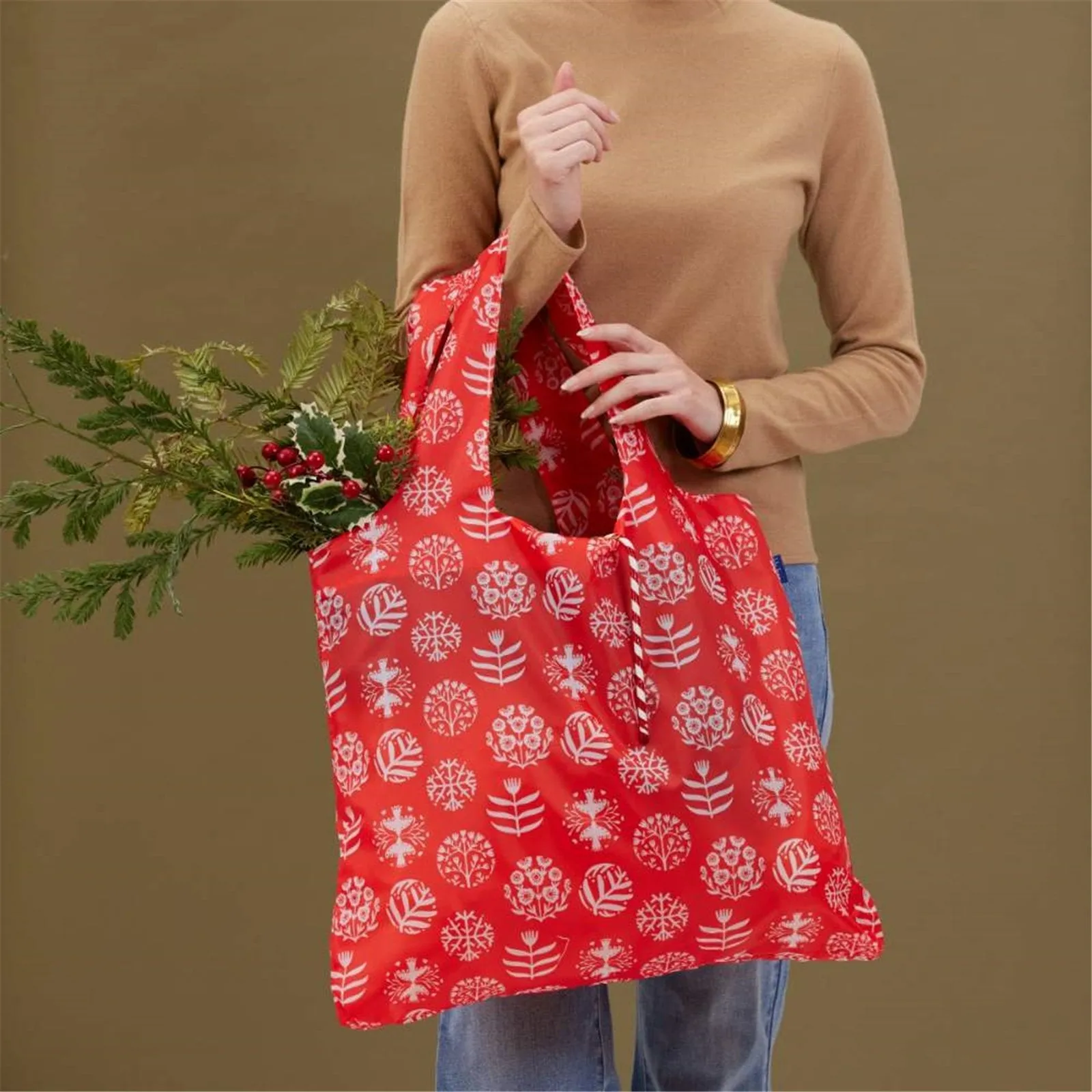 Scandi blu Reusable Shopping Bag-Machine washable