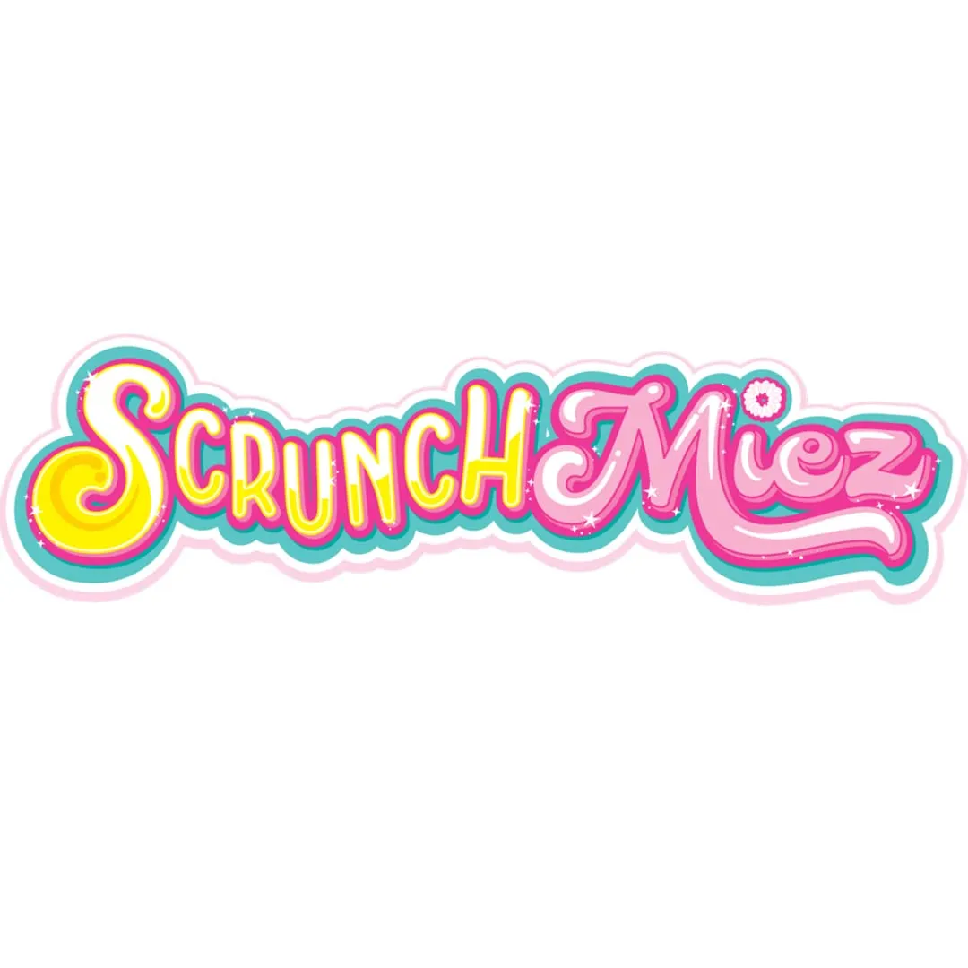 Scrunchmiez 4 Pack Party Friendz Pack, 4 Exclusive That Magically Transform from Hair Scrunchie to Cute Plush