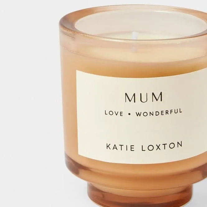 Sentiment 'Mum' Fresh Linen And White Lily Candle KLC363