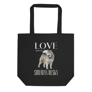 Siberian Husky, Eco Tote Bag