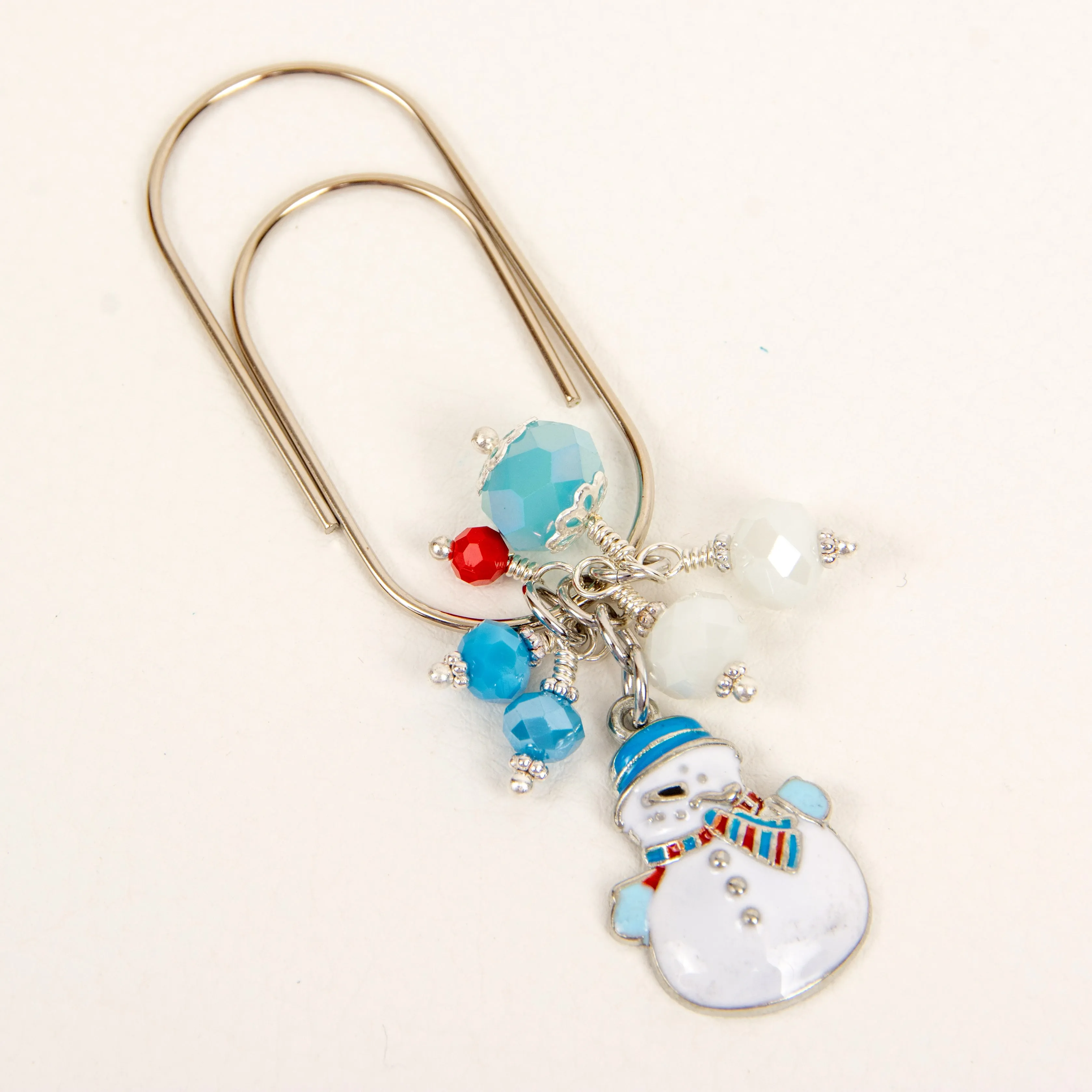 Snowman Dangle Clip or Charm