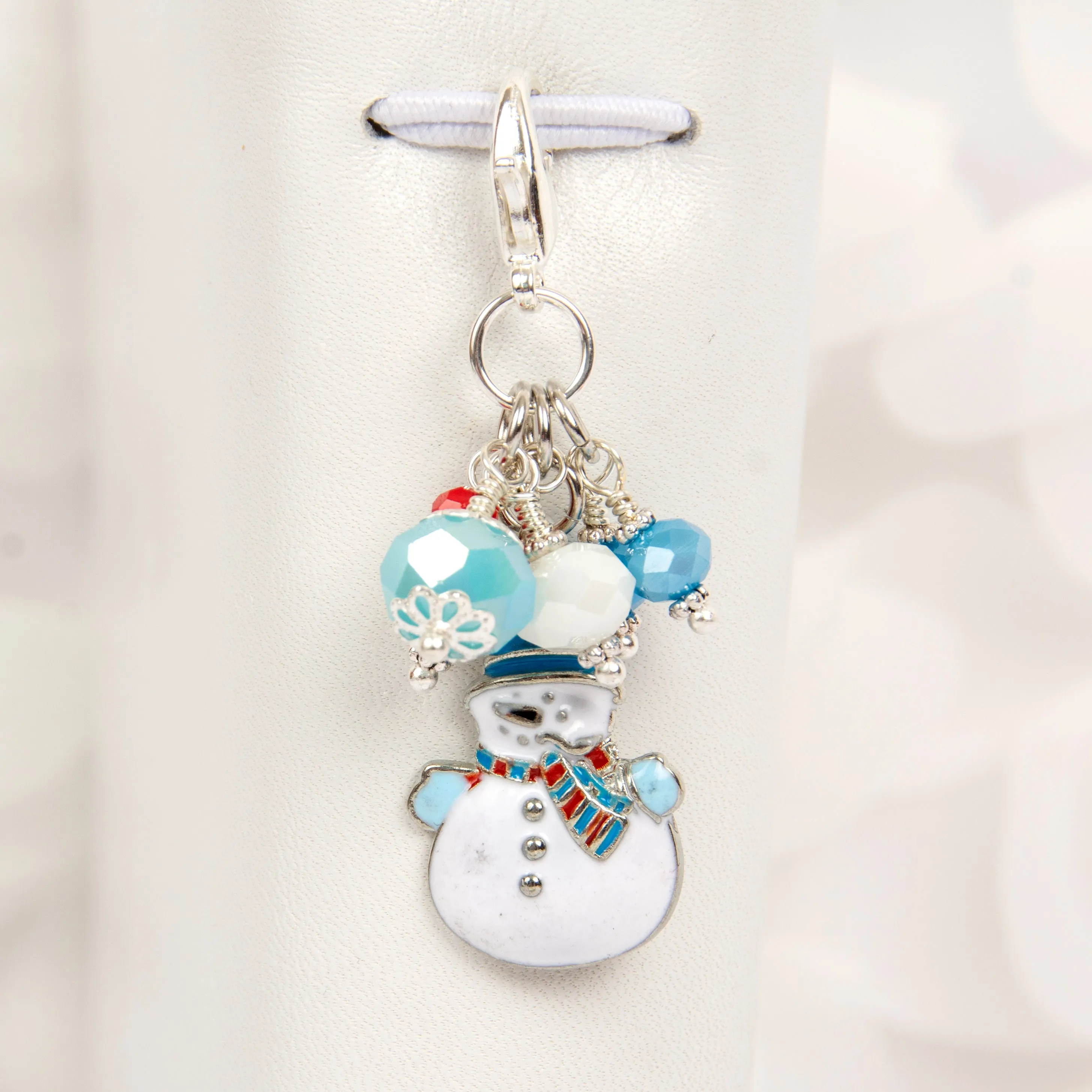 Snowman Dangle Clip or Charm