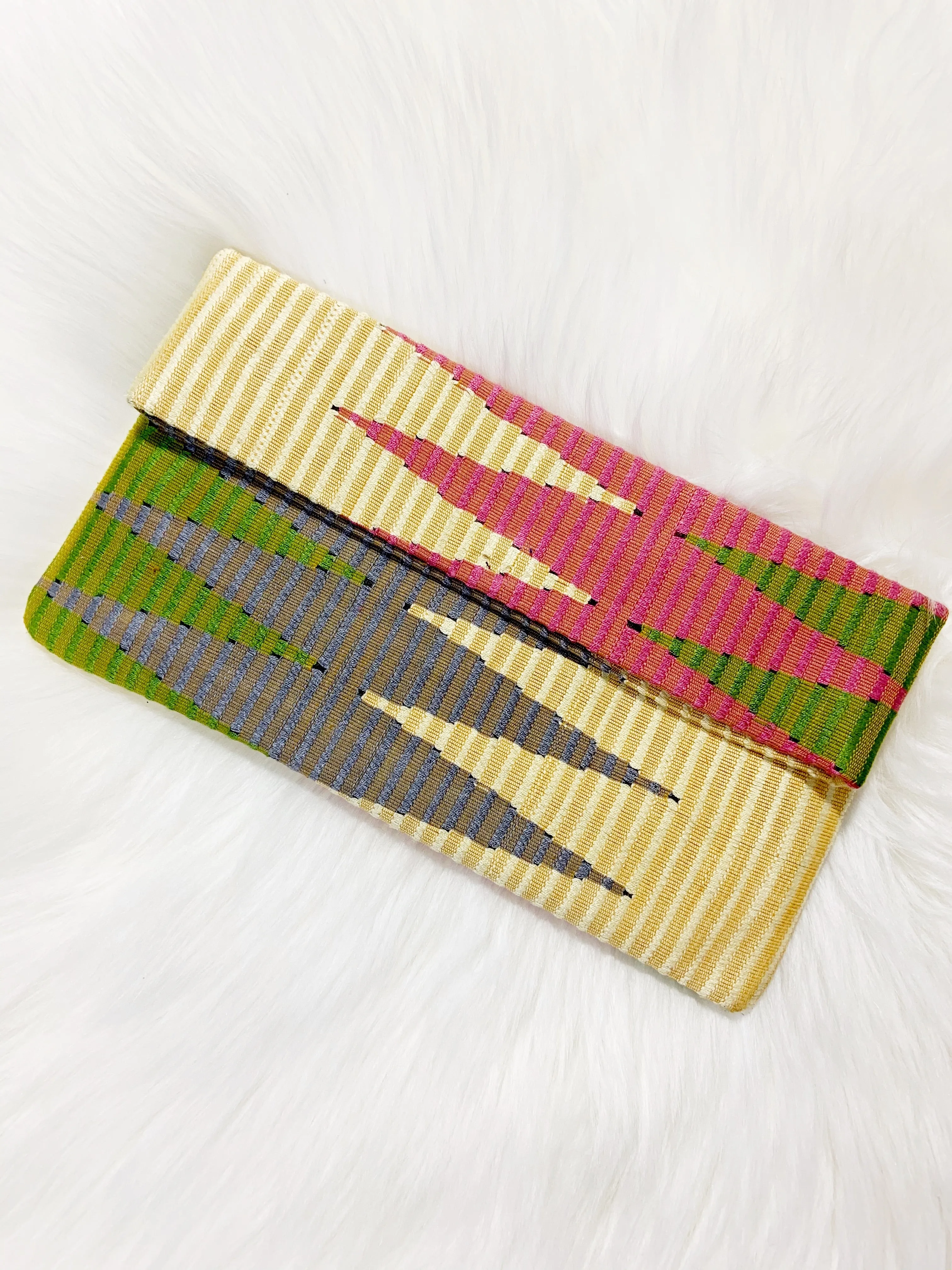 Textile Woven Simple Clutch