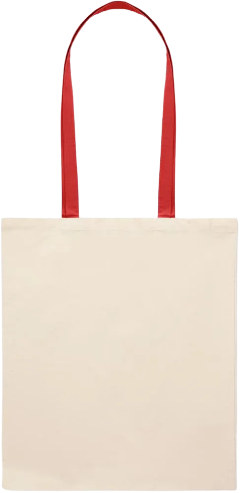 The Water Bearer Design - Essential colored handle tote bag