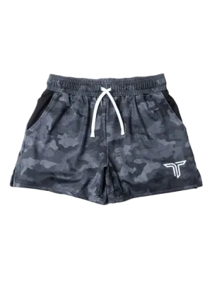 Urban Camo Gym Shorts (5” & 7” Inseam) - Black