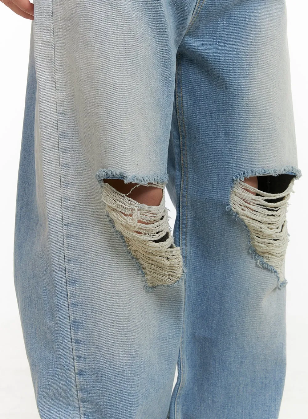 Urban Washed Ripped Baggy Jeans CU405