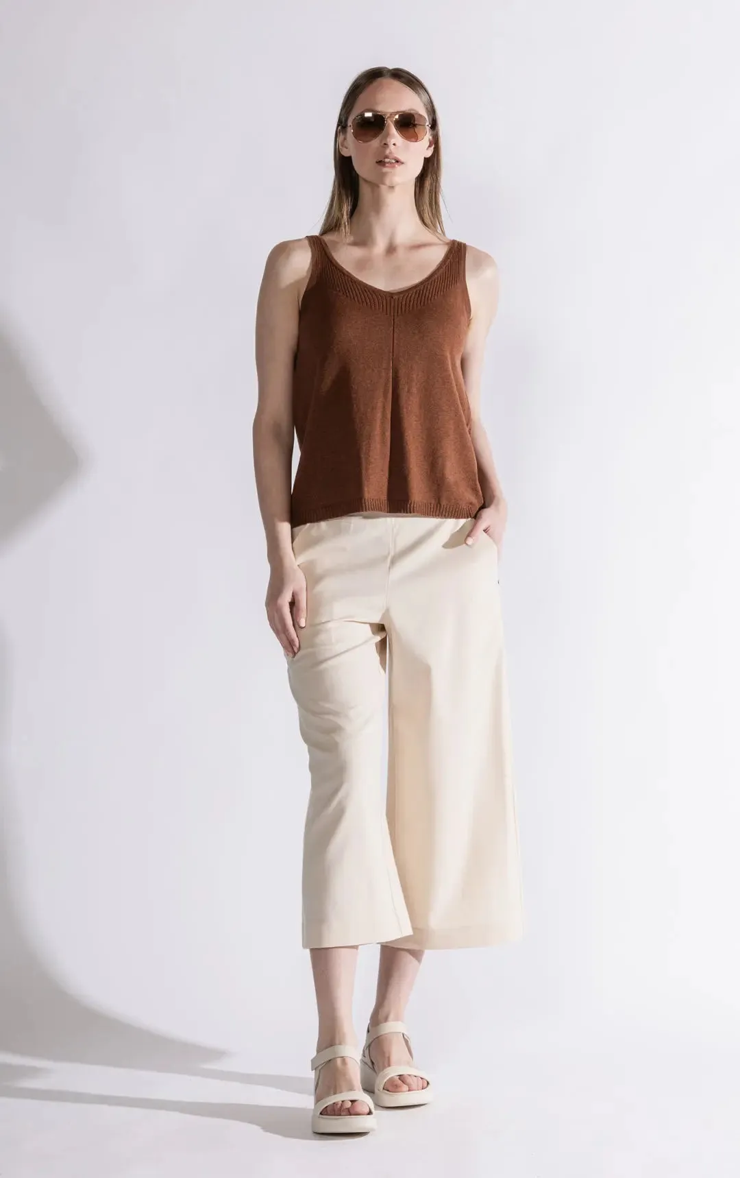 WOOL BLEND CULOTTES - CLEARANCE