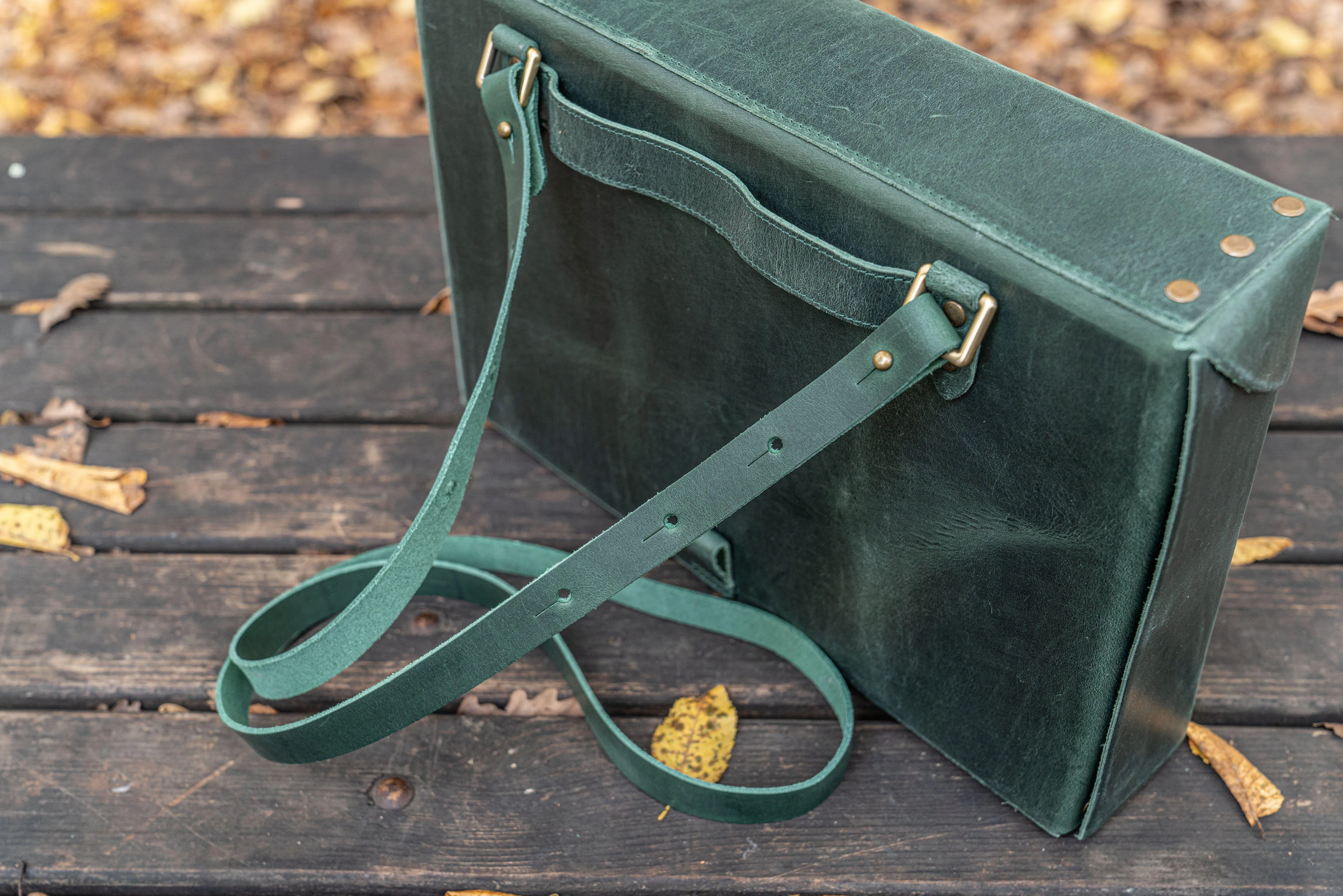 Writer's Medic Bag - XLarge Crazy Horse Forest Green