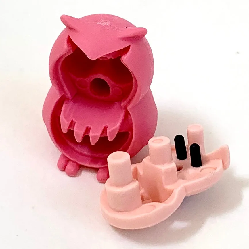 X 380061 IWAKO OWL ERASERS-6 COLORS-DISCONTINUED