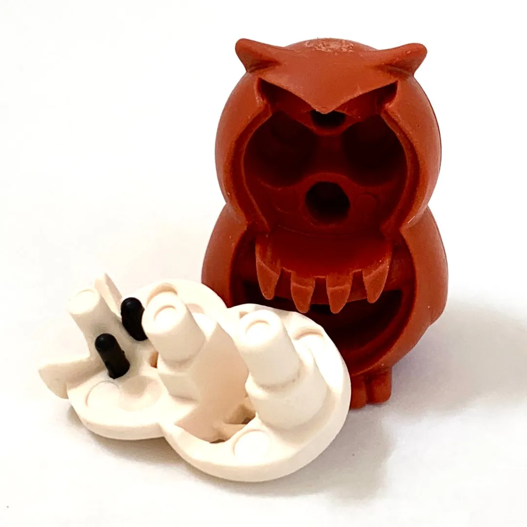 X 380061 IWAKO OWL ERASERS-6 COLORS-DISCONTINUED